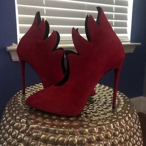 Giuseppe Zanotti Red Suede Boots